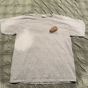 Gray Leather man heavyweight T-Shirt